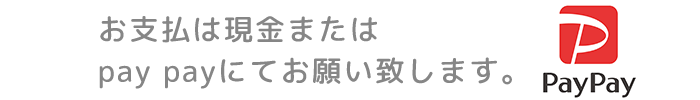 paypay使えます！